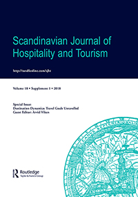 Cover image for Scandinavian Journal of Hospitality and Tourism, Volume 18, Issue sup1, 2018