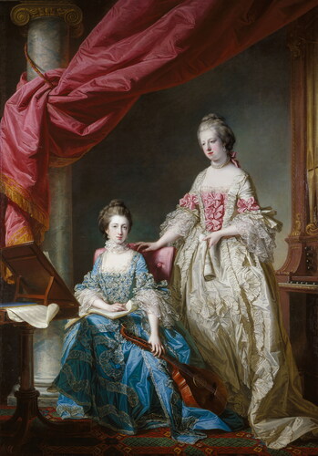 Figure 4 Francis Cotes, Princess Louisa and Princess Caroline, 1767. Oil on canvas. Royal Collection Trust/© His Majesty King Charles III 2023.