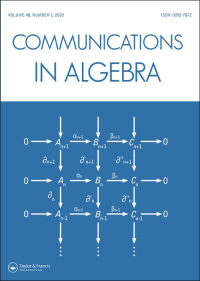 Cover image for Communications in Algebra, Volume 26, Issue 8, 1998