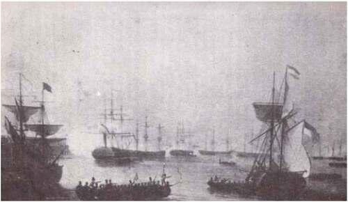 Figure 2. Illustration of the 1821 Palembang War.