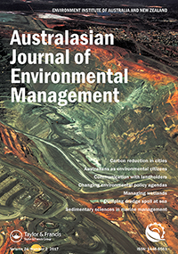 Cover image for Australasian Journal of Environmental Management, Volume 24, Issue 2, 2017