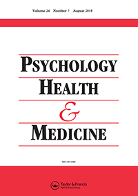 Cover image for Psychology, Health & Medicine, Volume 24, Issue 7, 2019