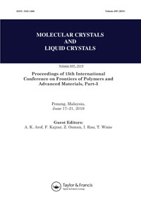 Cover image for Molecular Crystals and Liquid Crystals, Volume 695, Issue 1, 2019