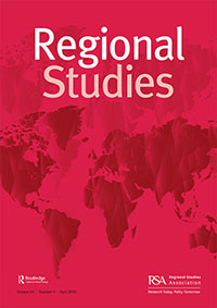 Cover image for Regional Studies, Volume 54, Issue 4, 2020