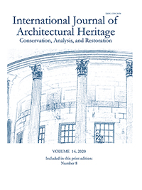 Cover image for International Journal of Architectural Heritage, Volume 14, Issue 8, 2020