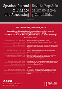 Cover image for Spanish Journal of Finance and Accounting / Revista Española de Financiación y Contabilidad, Volume 48, Issue 4, 2019