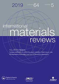 Cover image for International Materials Reviews, Volume 64, Issue 5, 2019