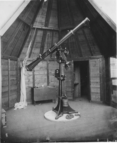 Figure 3  The Dallmeyer photoheliograph used by the British party at Burnham (courtesy: RAS Library).