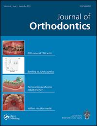 Cover image for Journal of Orthodontics, Volume 29, Issue 2, 2002