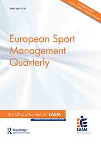 Cover image for European Sport Management Quarterly, Volume 19, Issue 1, 2019