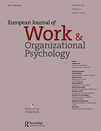 Cover image for European Journal of Work and Organizational Psychology, Volume 32, Issue 2, 2023
