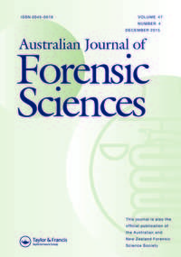 Cover image for Australian Journal of Forensic Sciences, Volume 47, Issue 4, 2015