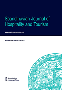 Cover image for Scandinavian Journal of Hospitality and Tourism, Volume 18, Issue 1, 2018