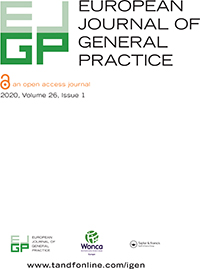 Cover image for European Journal of General Practice, Volume 26, Issue 1, 2020