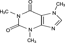 Figure 2 Structure of caffeine.