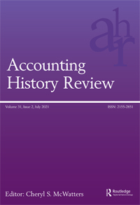 Cover image for Accounting History Review, Volume 31, Issue 2, 2021
