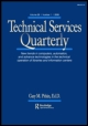 Cover image for Technical Services Quarterly, Volume 21, Issue 3, 2004