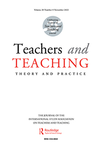 Cover image for Teachers and Teaching, Volume 28, Issue 8, 2022