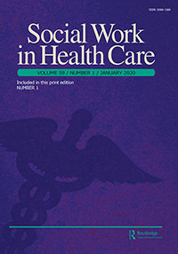 Cover image for Social Work in Health Care, Volume 59, Issue 1, 2020