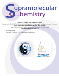 Cover image for Supramolecular Chemistry, Volume 28, Issue 9-10, 2016