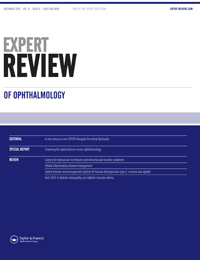 Cover image for Expert Review of Ophthalmology, Volume 11, Issue 6, 2016
