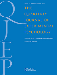 Cover image for The Quarterly Journal of Experimental Psychology, Volume 70, Issue 10, 2017