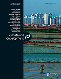 Cover image for Climate and Development, Volume 13, Issue 7, 2021