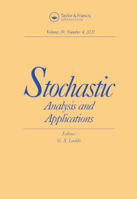 Cover image for Stochastic Analysis and Applications, Volume 39, Issue 4, 2021