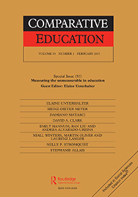 Cover image for Comparative Education, Volume 53, Issue 1, 2017