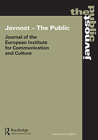 Cover image for Javnost - The Public, Volume 27, Issue 3, 2020