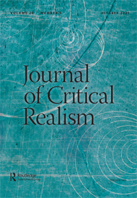 Cover image for Journal of Critical Realism, Volume 20, Issue 5, 2021