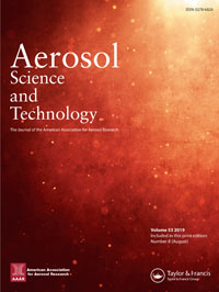 Cover image for Aerosol Science and Technology, Volume 53, Issue 8, 2019