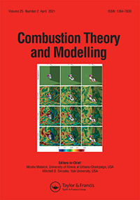 Cover image for Combustion Theory and Modelling, Volume 25, Issue 2, 2021