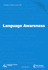 Cover image for Language Awareness, Volume 31, Issue 3, 2022