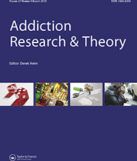 Cover image for Addiction Research & Theory, Volume 27, Issue 4, 2019