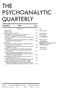 Cover image for The Psychoanalytic Quarterly, Volume 90, Issue 4, 2021