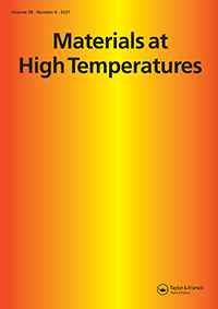 Cover image for Materials at High Temperatures, Volume 38, Issue 6, 2021