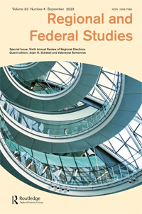 Cover image for Regional & Federal Studies, Volume 33, Issue 4, 2023