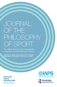 Cover image for Journal of the Philosophy of Sport, Volume 48, Issue 3, 2021