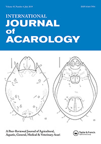 Cover image for International Journal of Acarology, Volume 45, Issue 4, 2019