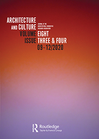 Cover image for Architecture and Culture, Volume 8, Issue 3-4, 2020