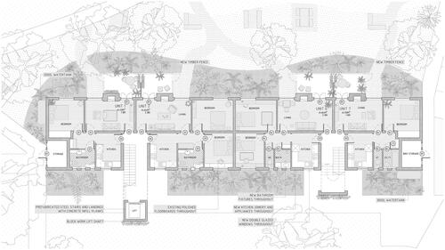 Figure 6. 42 Ascot St Proposed ground floor. Source: OFFICE, “Retain, Repair, Reinvest,” 2022.