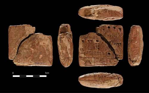Figure 5. Photo of Uqair city-sealed tablet, © Staatliche Museen zu Berlin - Vorderasiatisches Museum, Foto: Olaf M. Tessmer 3/2019 VAT 5296.