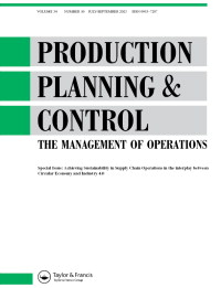 Cover image for Production Planning & Control, Volume 34, Issue 10, 2023
