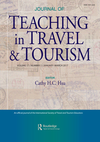 Cover image for Journal of Teaching in Travel & Tourism, Volume 17, Issue 1, 2017