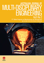 Cover image for Australian Journal of Multi-Disciplinary Engineering, Volume 9, Issue 2, 2013