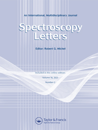 Cover image for Spectroscopy Letters, Volume 56, Issue 2, 2023