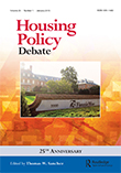 Cover image for Housing Policy Debate, Volume 25, Issue 1, 2015