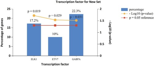 Figure 6 Enriched transcription factors by lncRNA co-expressed genes.