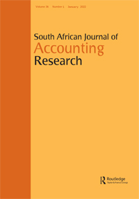 Cover image for South African Journal of Accounting Research, Volume 36, Issue 1, 2022